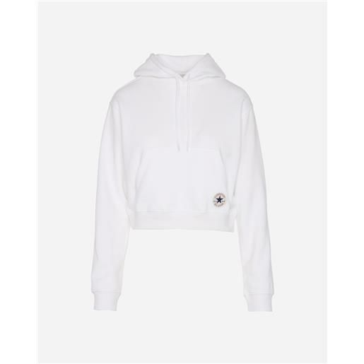 Converse crop w - felpa - donna - bianco