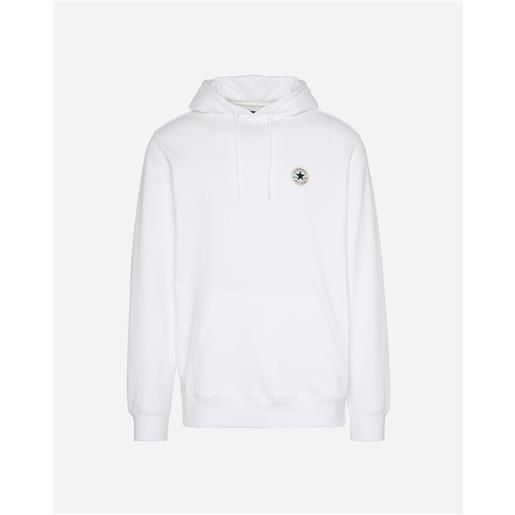 Converse small logo m - felpa - uomo - bianco