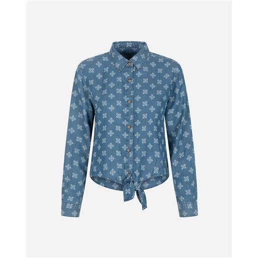 Camicetta Donna Mezza Manica Corta Girocollo Con Stampa Etnica, Taglie Forti, Blusa Casual Elegante