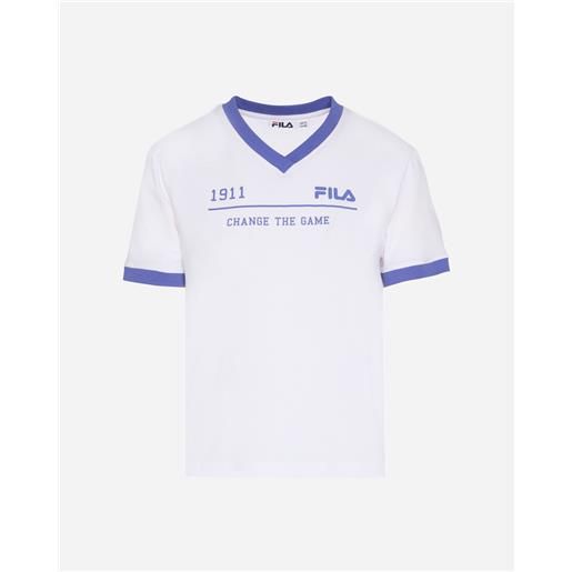 Fila contemporary street style w - t-shirt - donna - bianco