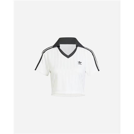 Adidas classic w - polo - donna - bianco