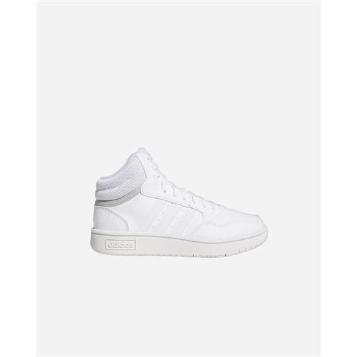 Adidas hoops mid 3.0 jr - scarpe sneakers - bianco