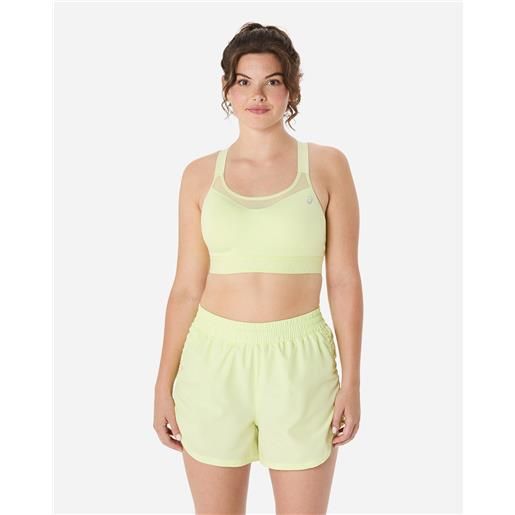 Asics road combination w - reggiseno - donna - giallo