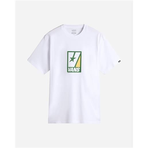 Vans logo star m - t-shirt - uomo - bianco