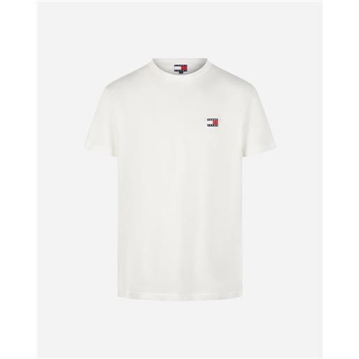 Tommy Hilfiger badge logo m - t-shirt - uomo - beige