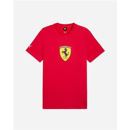 Puma ferrari colored big shield m - t-shirt - uomo - rosso