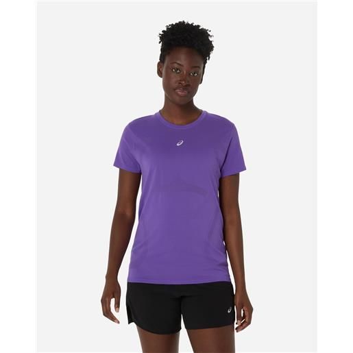 Asics road seamless w - t-shirt running - donna - viola