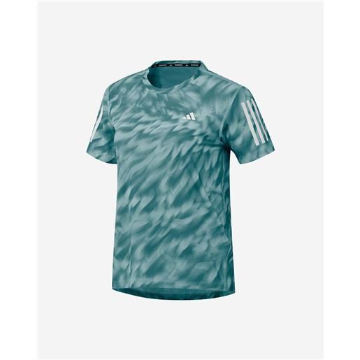 Adidas otr w - t-shirt running - donna - verde