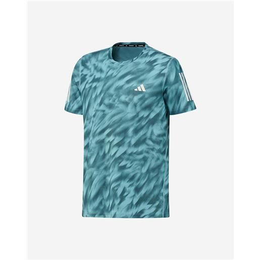 Adidas otr m - t-shirt running - uomo - verde