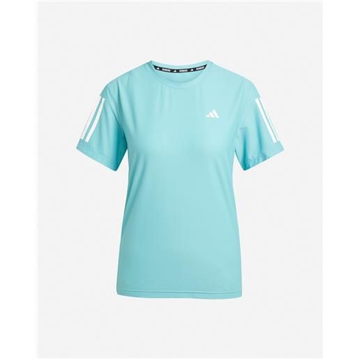 Adidas otr b w - t-shirt running - donna - verde