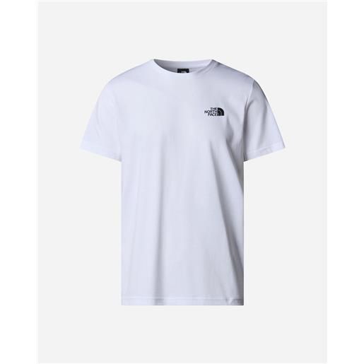 The North Face blanca m - t-shirt - uomo - bianco