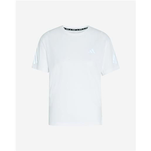 Adidas adi365 w - t-shirt running - donna - bianco