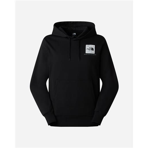 The North Face blanca box logo light m - felpa - uomo - nero