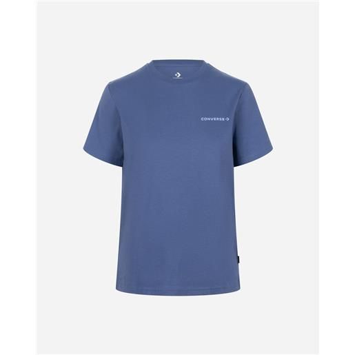 Converse logo back w - t-shirt - donna - viola