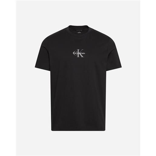 Calvin Klein Jeans micro monologo m - t-shirt - uomo - nero