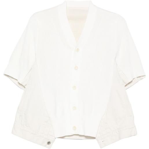 sacai cardigan con bottoni - toni neutri