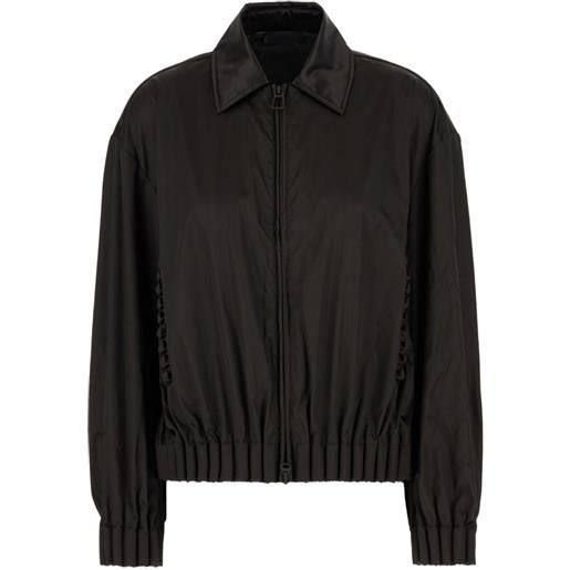 RAXXY piumino con zip - nero