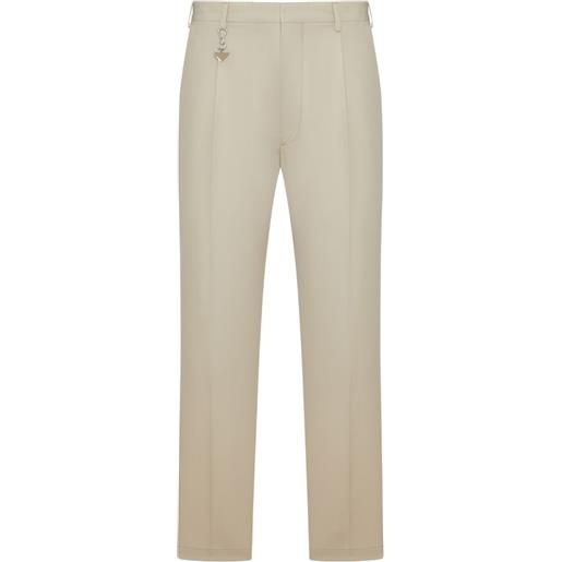 Prada pantaloni in cotone - toni neutri
