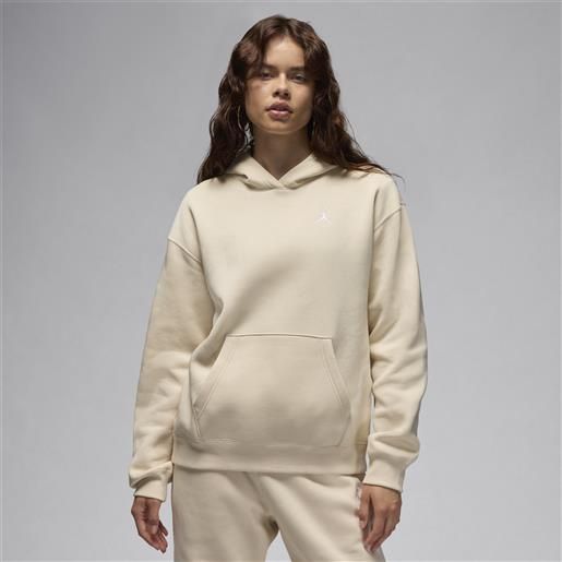 Jordan felpa pullover con cappuccio Jordan brooklyn fleece - donna - marrone