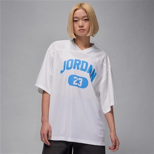 Jordan maglia in mesh Jordan brooklyn - donna - bianco