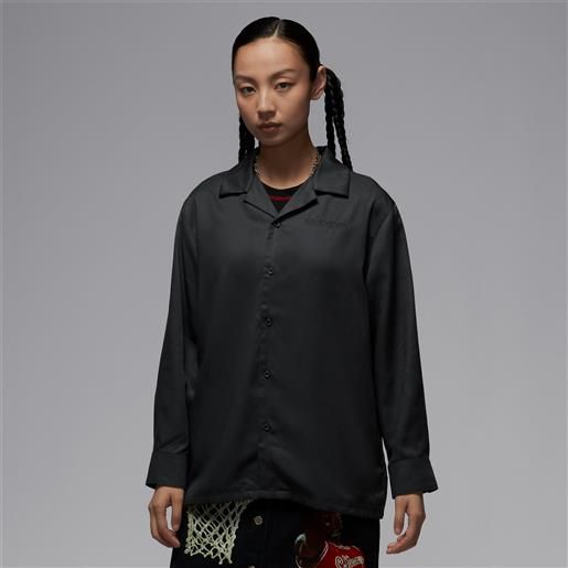 Jordan maglia in tessuto a manica lunga air Jordan - donna - grigio