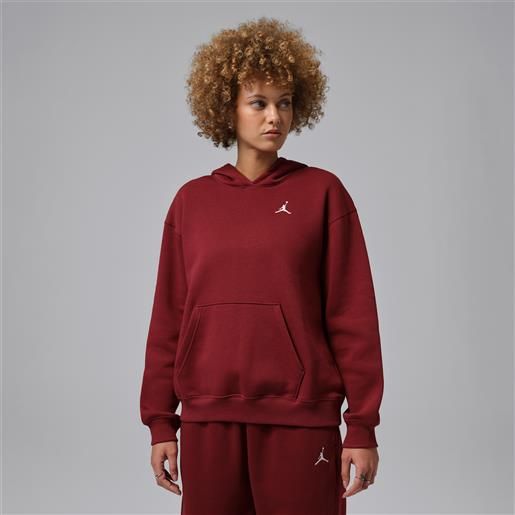 Jordan felpa pullover con cappuccio Jordan brooklyn fleece - donna - rosso