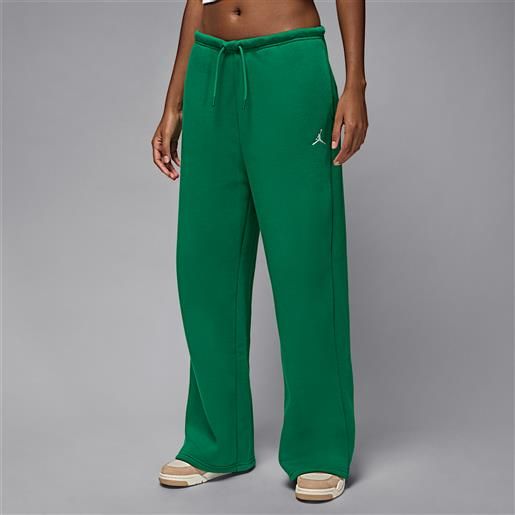 Jordan pantaloni con orlo aperto Jordan brooklyn fleece - donna - verde