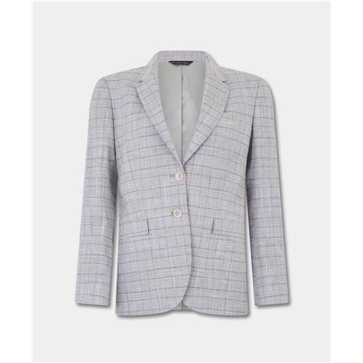 Brooks Brothers blazer in cotone glen plaid naturale