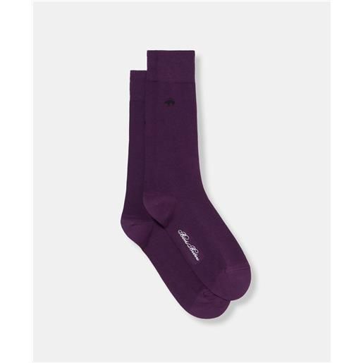 Brooks Brothers calze corte in cotone viola