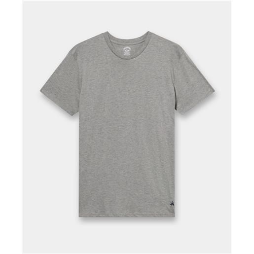 Brooks Brothers t-shirt girocollo in cotone - confezione da 3 grigio