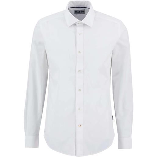 Barbour camicia throckley oxford leggermente aderente