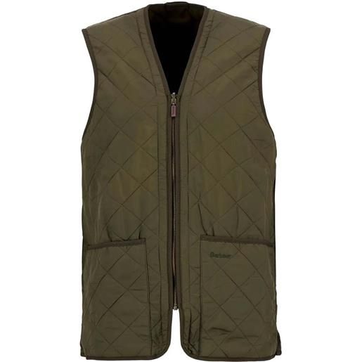 Barbour gilet trapuntato/fodera con zip polarquilt