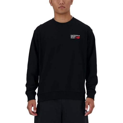 New Balance felpa athletics premium logo crew