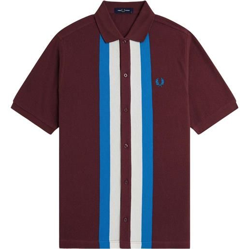 Fred Perry polo a pannelli con bottoni