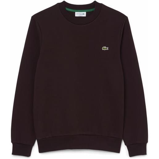 Lacoste felpa in tessuto felpato classic fit