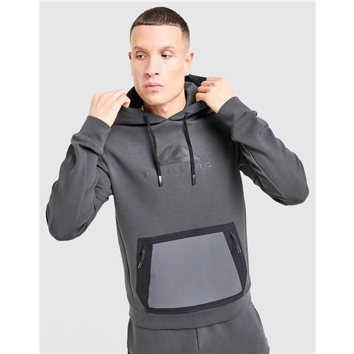 Trailberg mens Trailberg felpa con cappuccio energy - grigio, grigio