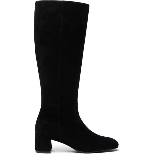 Stuart Weitzman maeve zip boot black