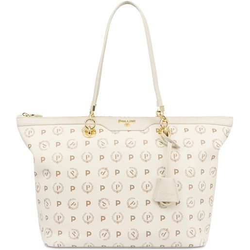 Borsa Shopping Grande In Policotone 340 G/m² – 38x42 Cm, Manici Lunghi 70 Cm – Stampa Resistente All'Acqua, Lavabile A 60°C (Bianco, Taglia Unica) - 3