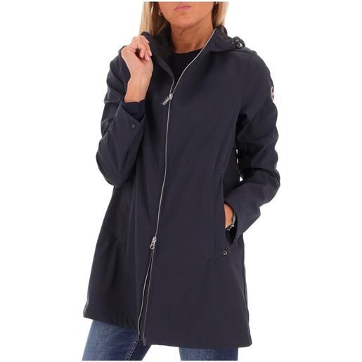 Giacca antipioggia impermeabile da donna leggera giacca antipioggia stampata da donna con cappuccio antivento leggero a maniche lunghe con cerniera impermeabile con coulisse con tasche, beige, XXL