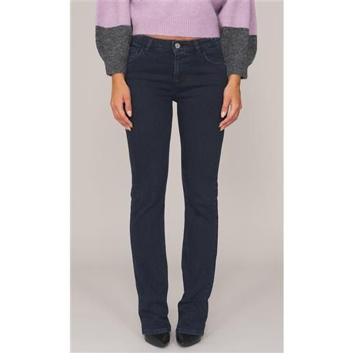 Trussardi jeans trussardi 130 classic blu scuro lavato, colore blu