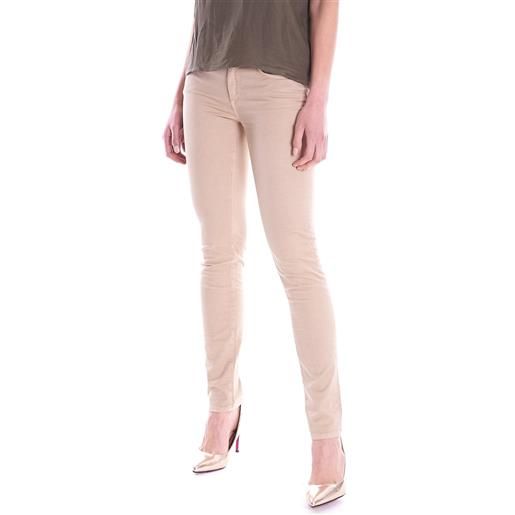 Trussardi pantalone trussardi 260 regular, colore beige