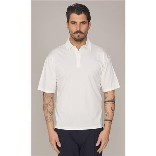 HèSKIMO polo heskimo no stiro, colore bianco