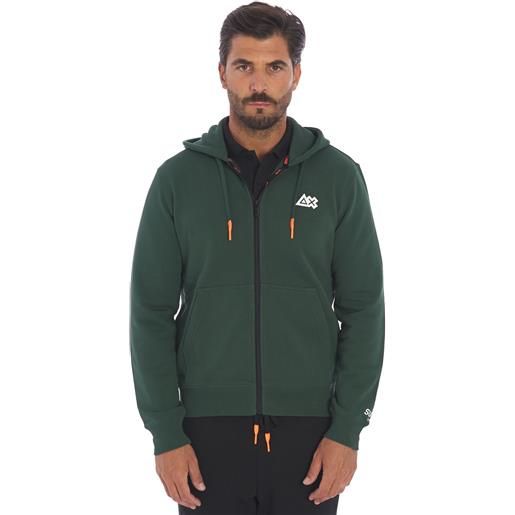 SUN 68 felpa SUN 68 sport con cappuccio e zip, colore verde