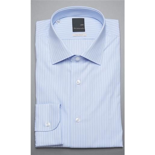 THE SARTORIALIST camicia rigata THE SARTORIALIST doppio ritorto celeste, colore celeste
