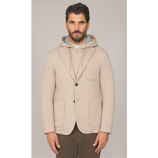 Manuel Ritz giacca manuel ritz con pettorina e cappuccio, colore beige