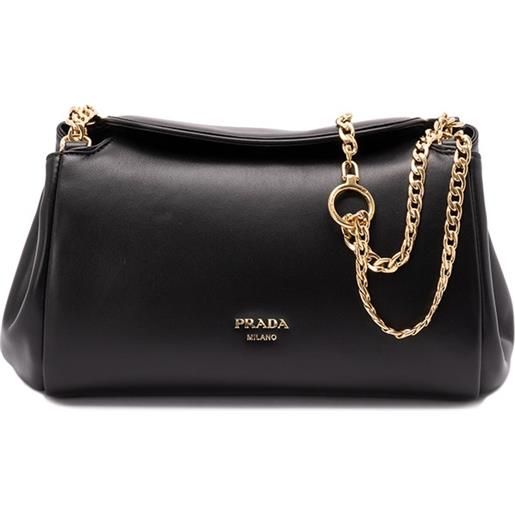 Prada nappa leather shoulder bag