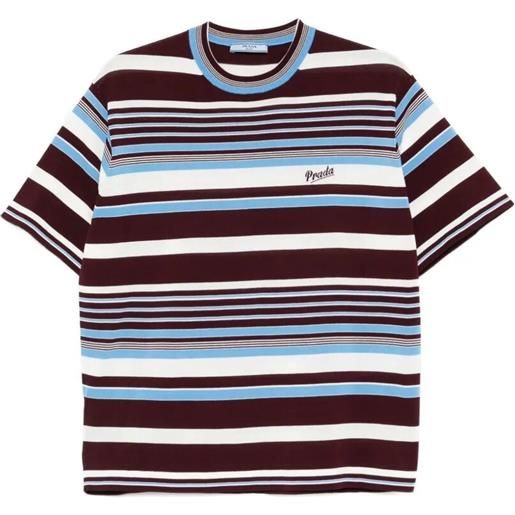 Prada striped round neck