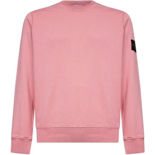 Stone Island organic cotton fleece sweatshirt