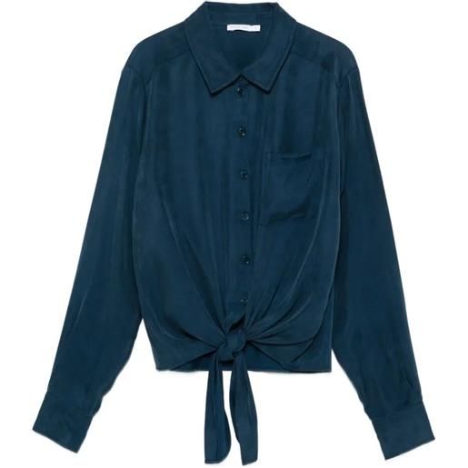 Patrizia Pepe fluid shirt with bow