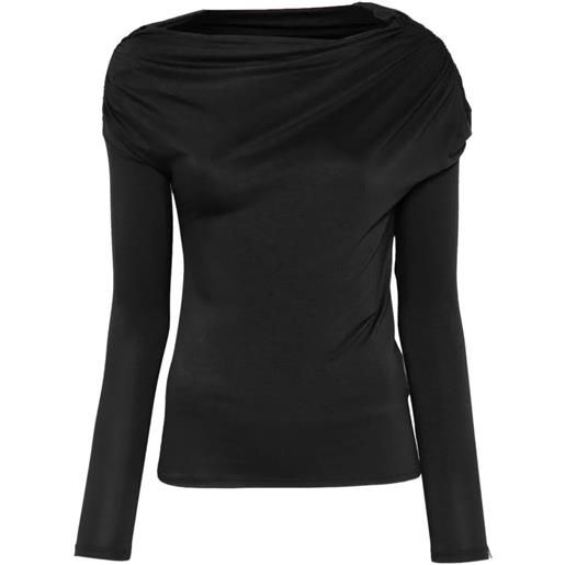 Patrizia Pepe draped t-shirt
